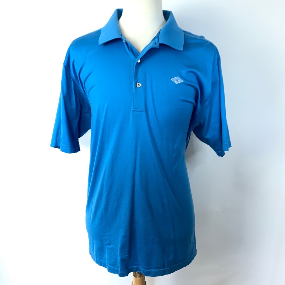 Peter Millar Cotton Royal Blue Polo XXL